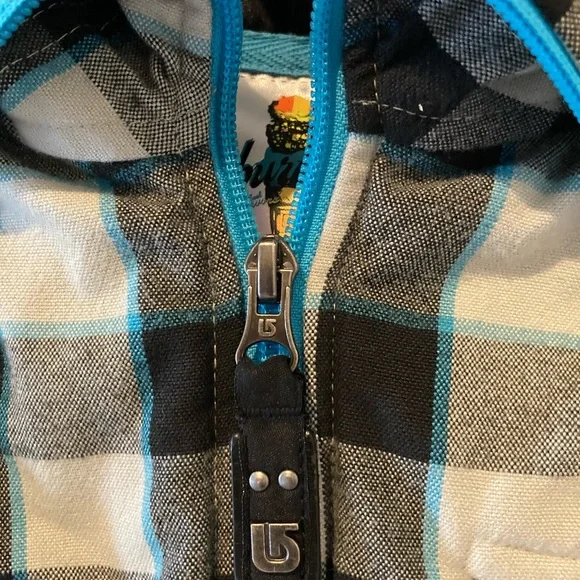 NWOT BURTON Black, White, and Blue Super Fly ski / snowboard vest - Picture 4 of 9